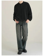 Casual Straight Wide-leg Jeans