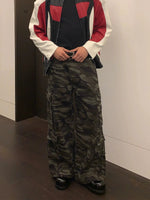 Casual Straight-leg Camouflage Pants