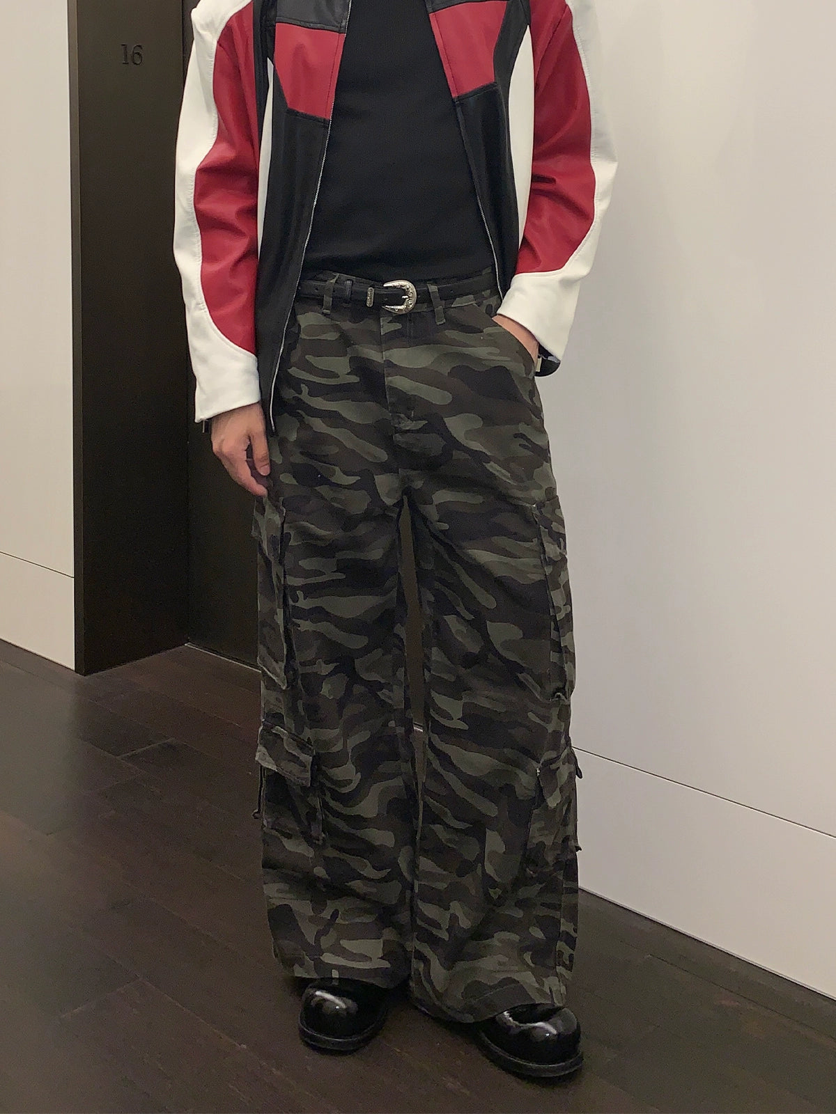 Casual Straight-leg Camouflage Pants