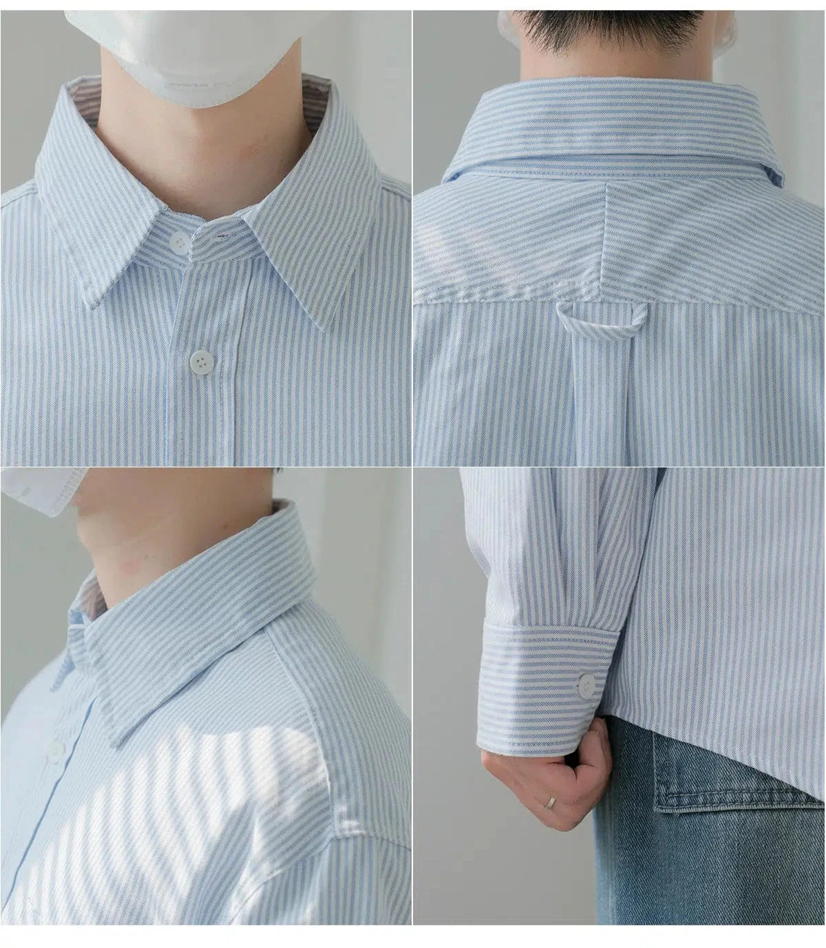 Casual Striped Button-up Shirt