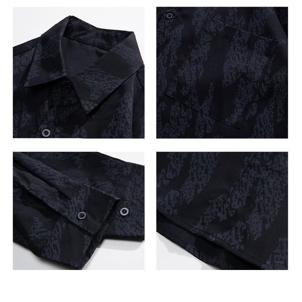 Casual Striped Long-Sleeved Shirt