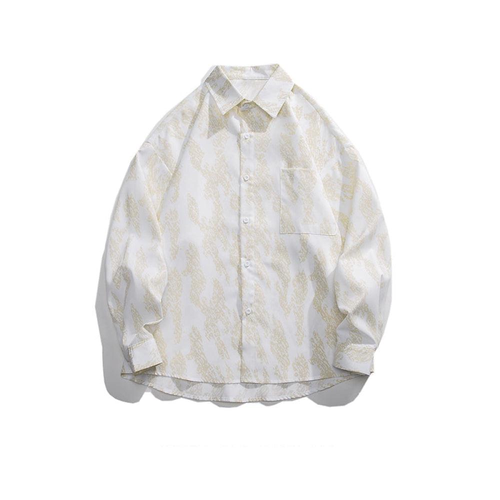 Casual Striped Long-Sleeved Shirt