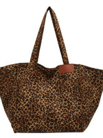 Casual Style Leopard Print Bag