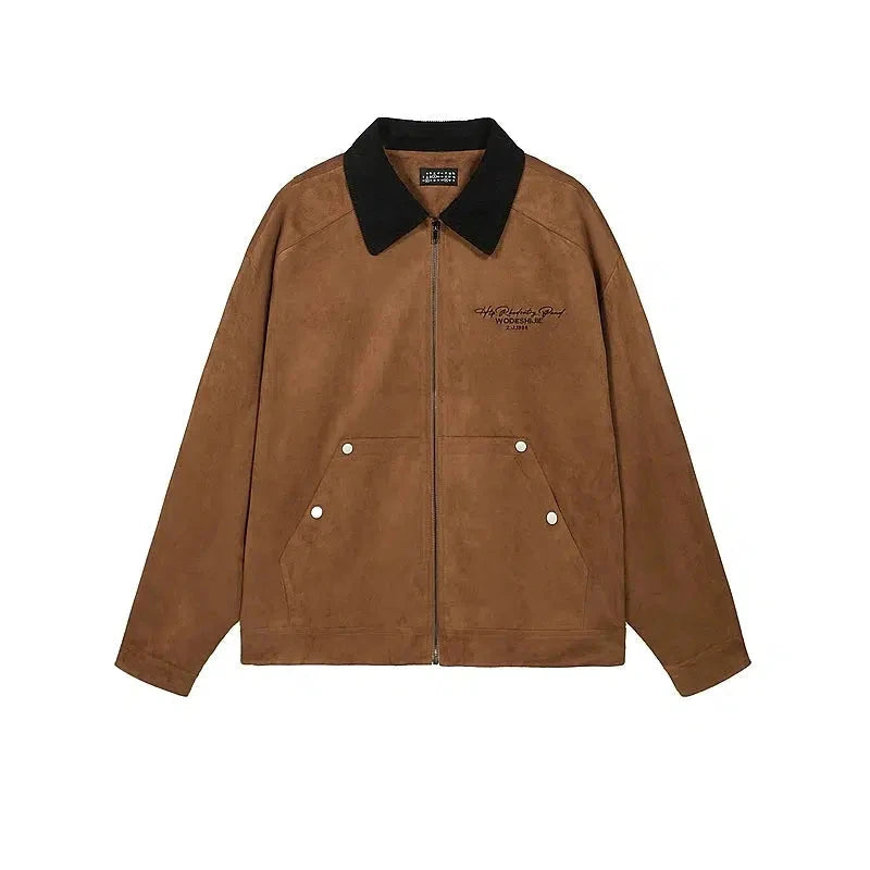 Casual Suede Jacket