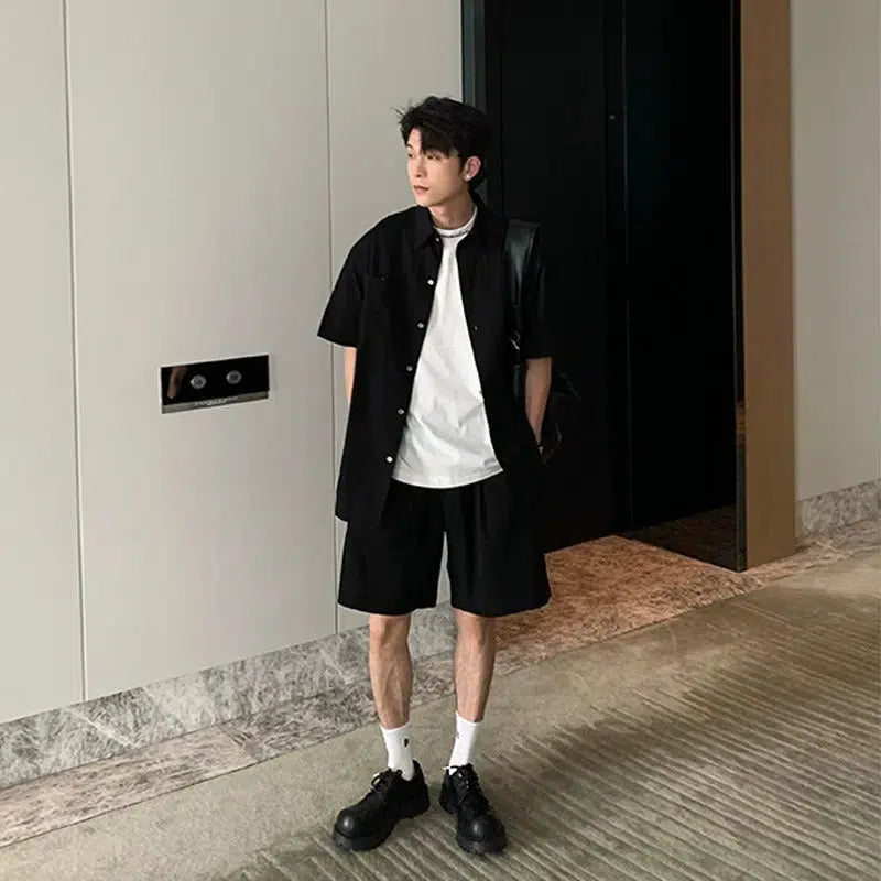 Casual Two-Piece Denim Set