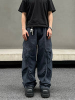 Casual Wide-Leg Cargo Pants