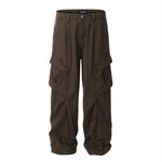 Casual Wide-Leg Cargo Pants