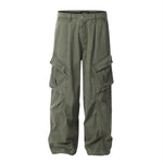 Casual Wide-Leg Cargo Pants