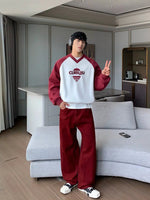 Casual Wide-Leg Denim Pants