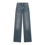 Casual Wide-Leg Denim Pants