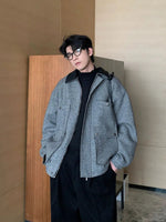 Wool-Blend Jacket with Pockets