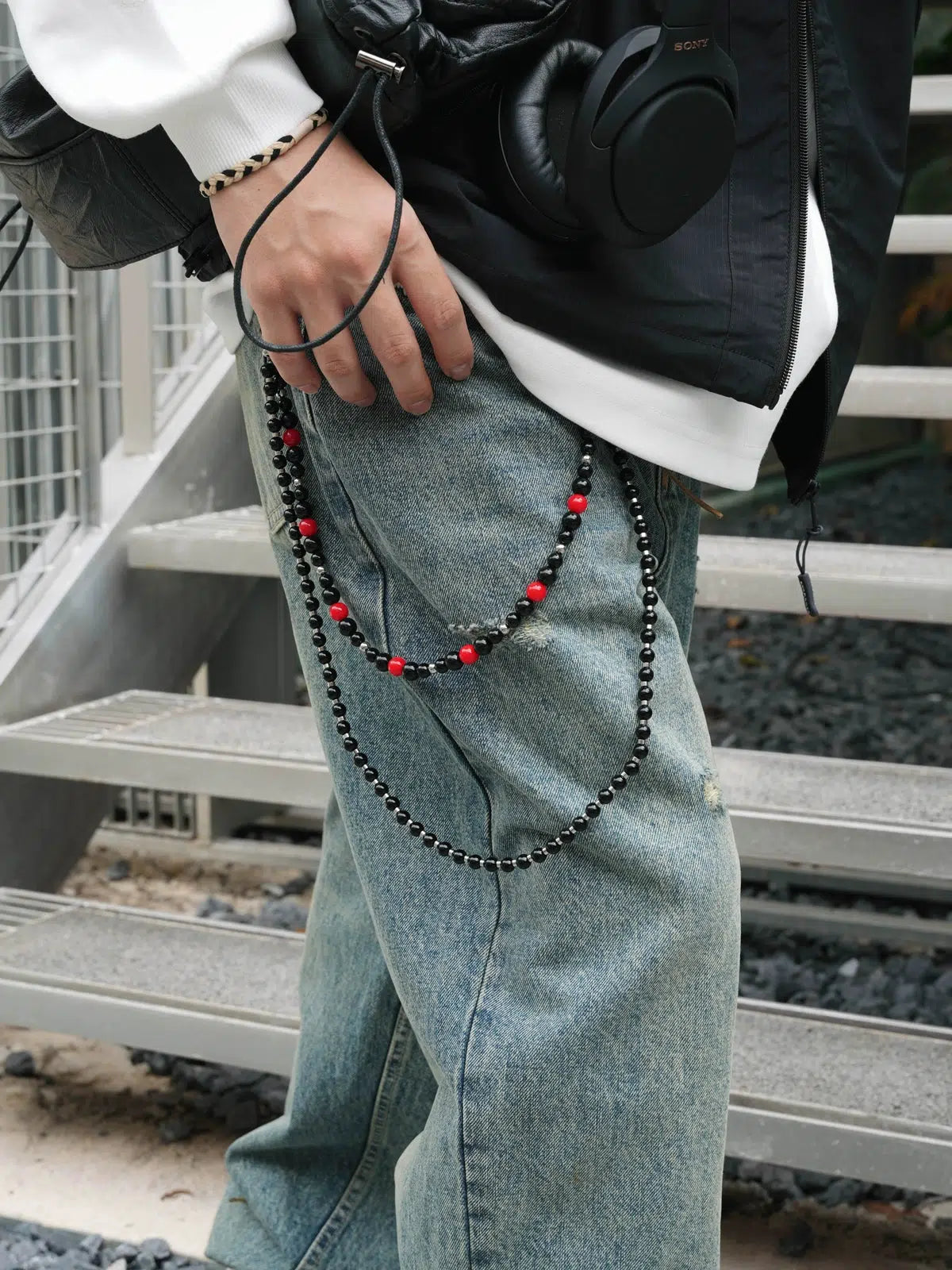 Chain Beaded Pants Accessory