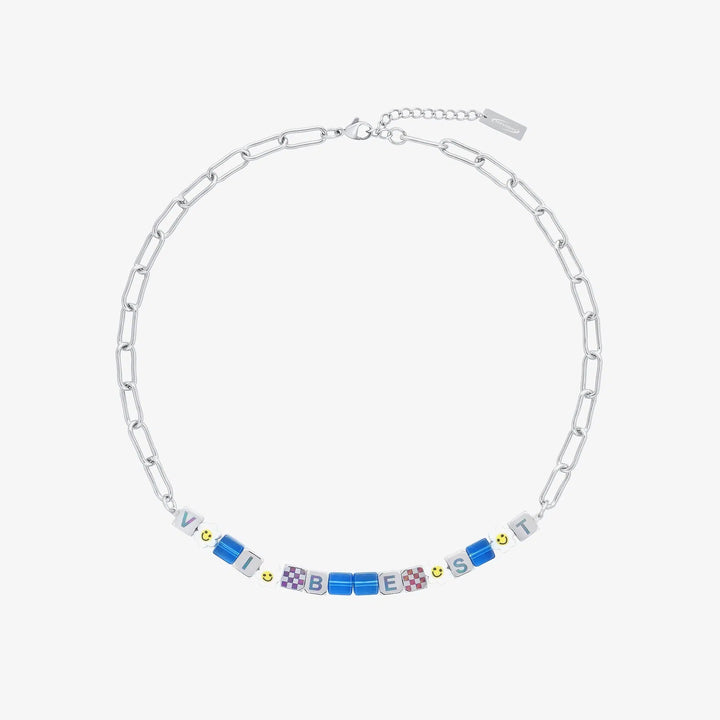 Chain Link Beaded Accents Necklace
