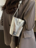 Chain Strap Bucket Bag