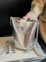 Chain Strap Bucket Bag