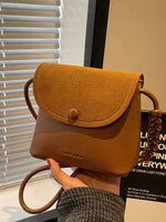 Chain Strap Leather Small Square Bag