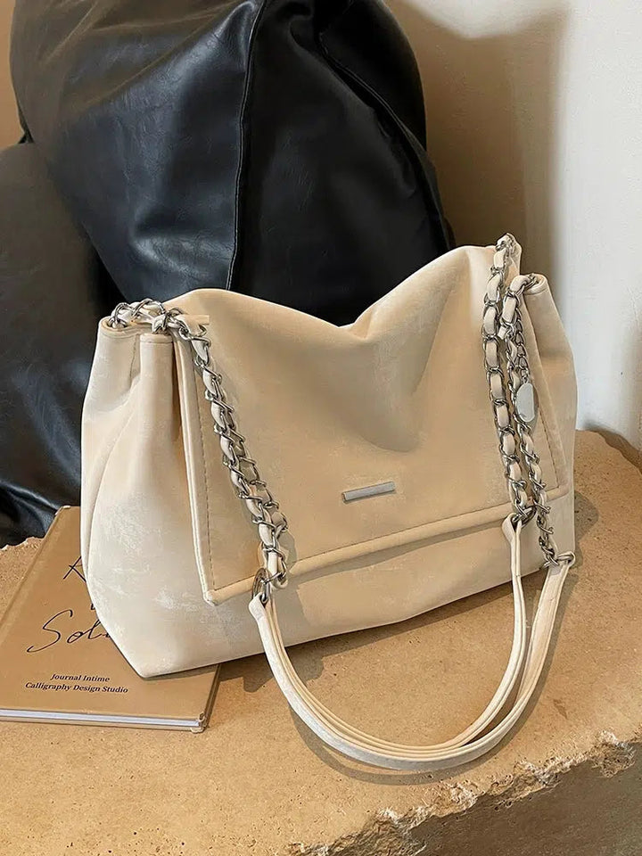 Chain Strap Padded Handbag