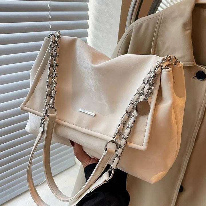 Chain Strap Padded Handbag
