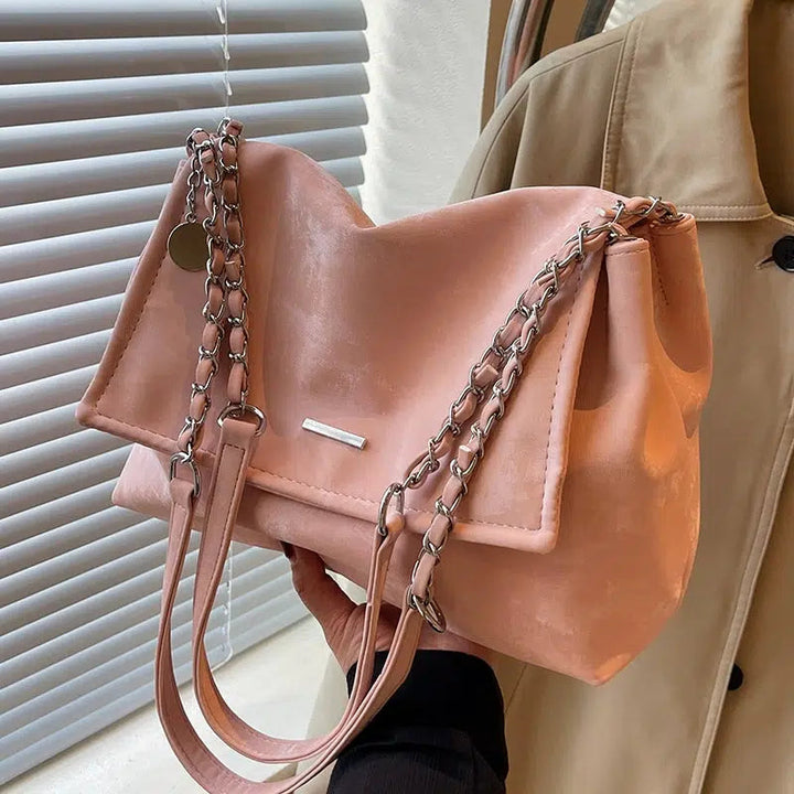 Chain Strap Padded Handbag