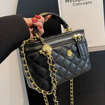 Chain Strap Quilted Handbag