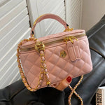 Chain Strap Quilted Handbag