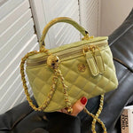 Chain Strap Quilted Handbag