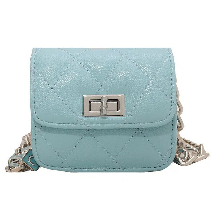 Chain Strap Quilted Mini Square Bag