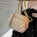 Chain Strap Quilted Small Square Bag