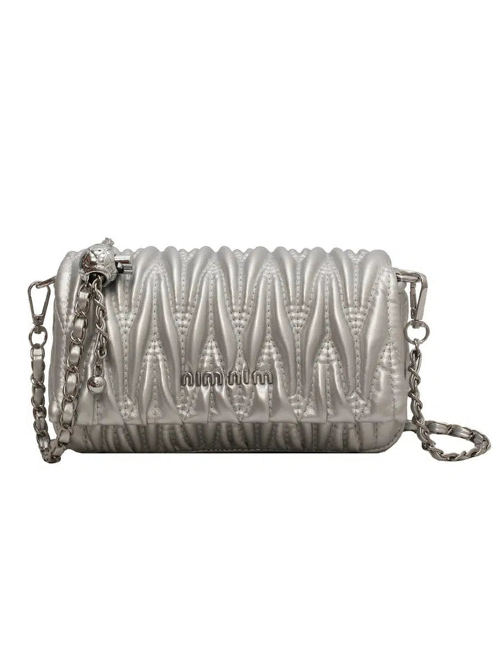Chain Strap Quilted Square Bag