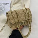 Chain Strap Small Quilted Square Bag