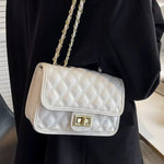 Chain Strap Small Quilted Square Bag