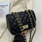 Chain Strap Small Quilted Square Bag