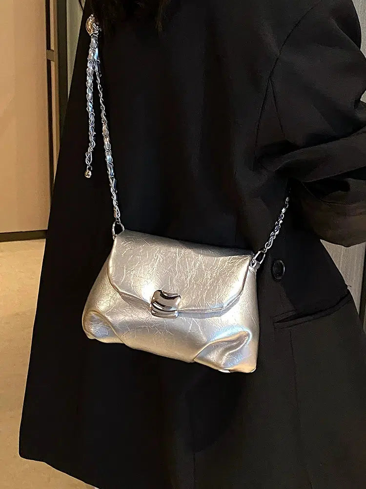 Chain Strap Small Square Bag