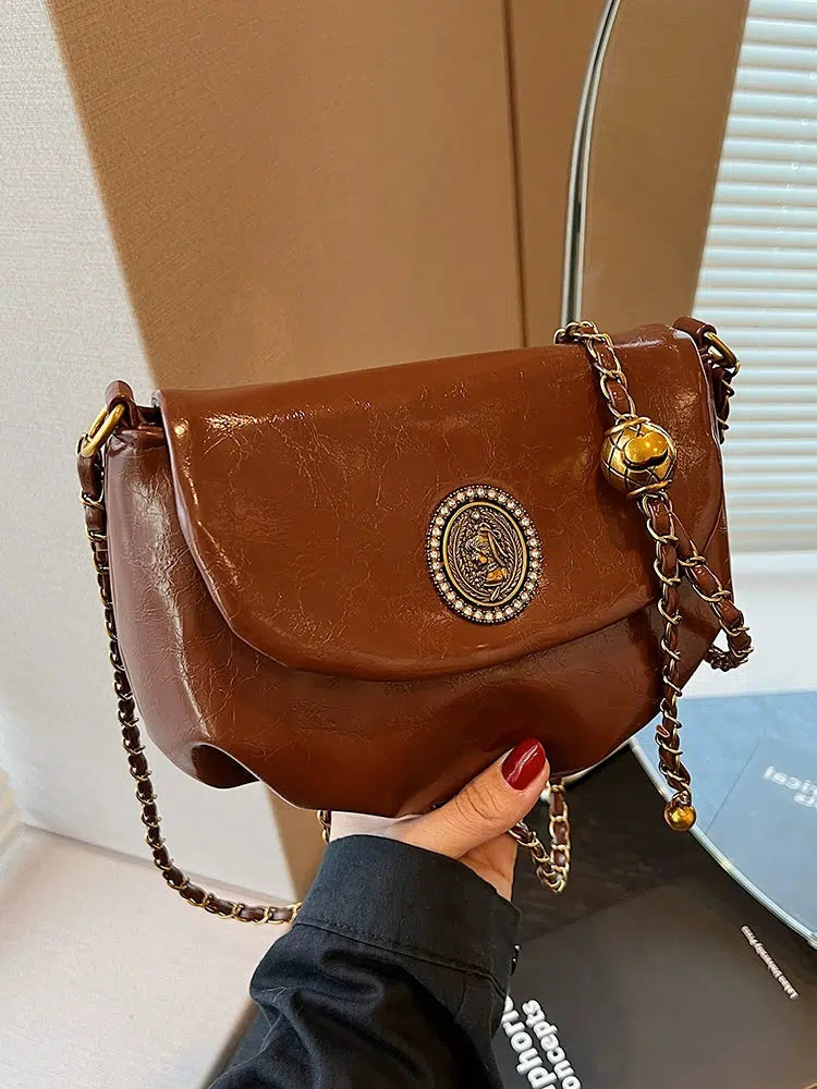 Chain Strap Small Square Bag