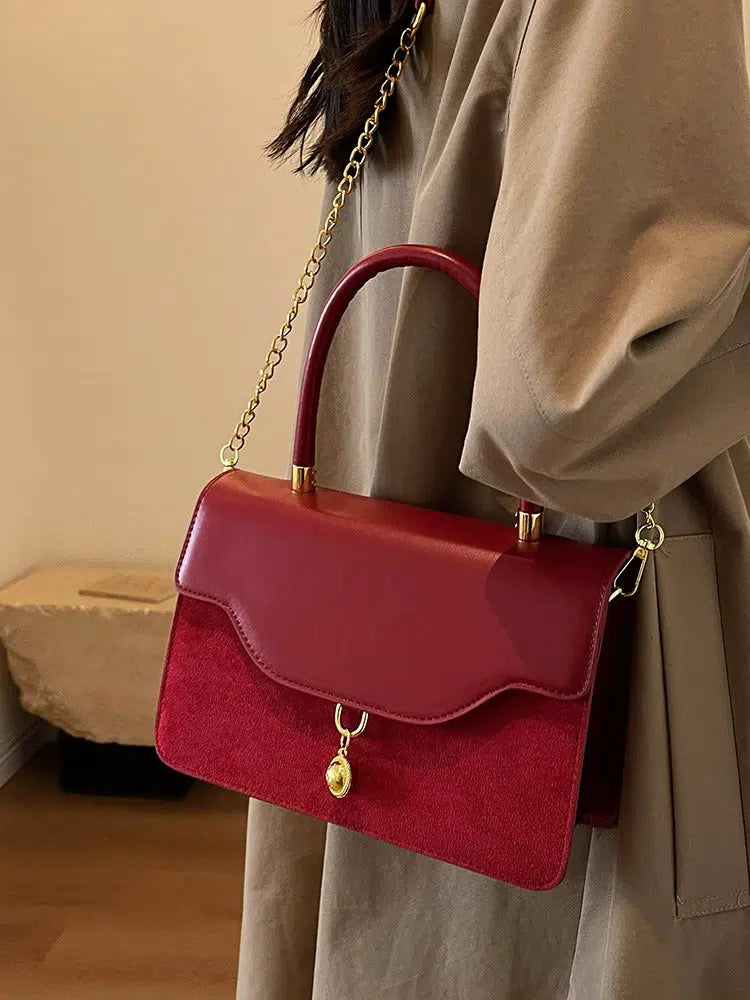 Chain Strap Small Square Handbag