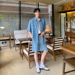 Chambray Short Sleeve Shirt & Shorts