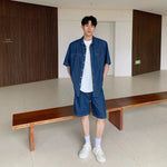 Chambray Short Sleeve Shirt & Shorts