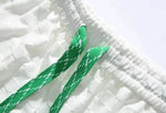 Checked Drawstring Shorts