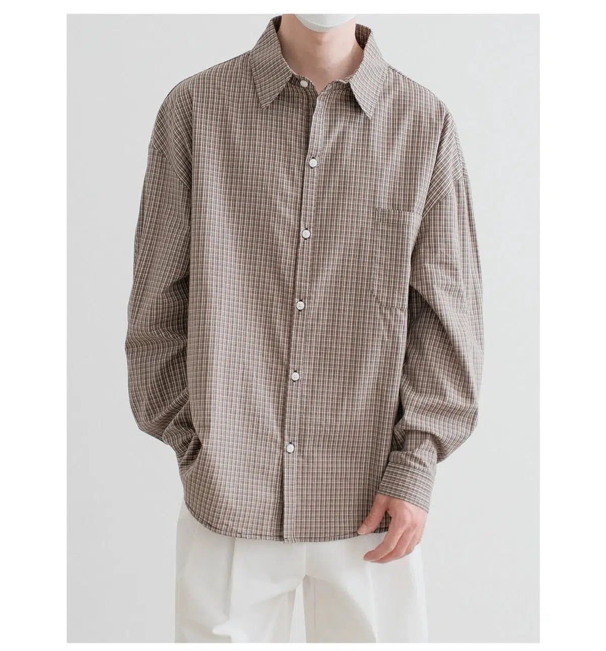 Checkered Long-Sleeve Shirt