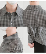 Checkered Long-Sleeve Shirt