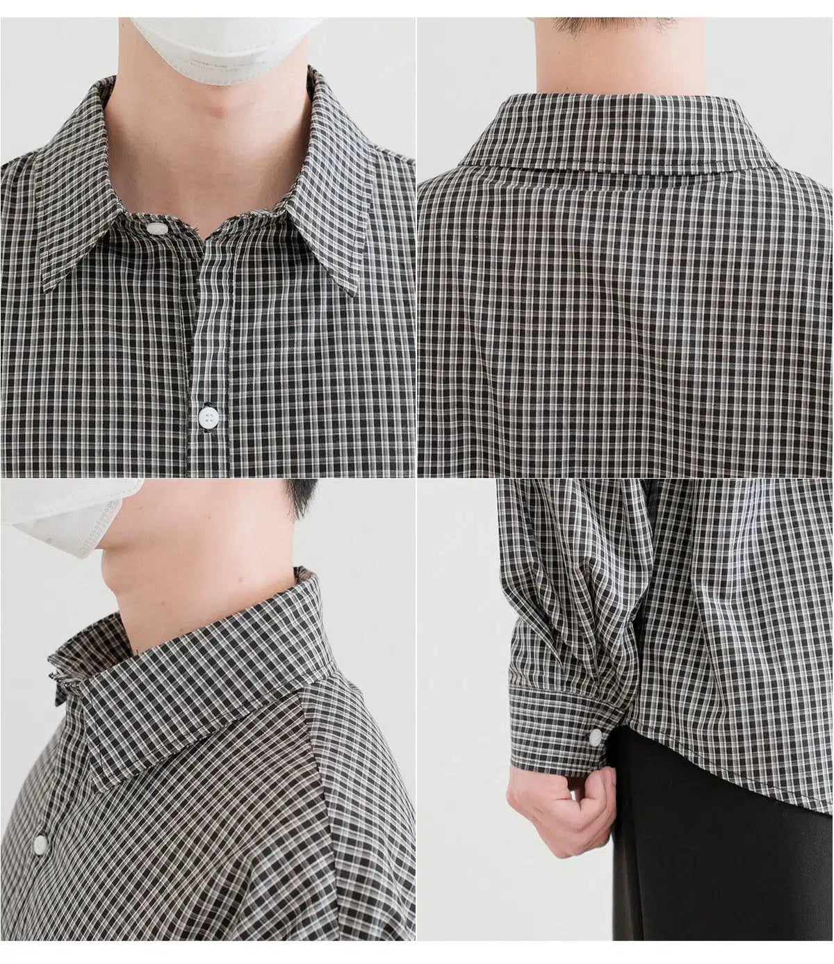 Checkered Long-Sleeve Shirt