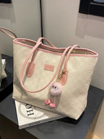 Checkered Pattern Tote Bag