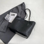 Checkered Pattern Tote Bag