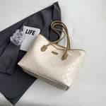 Checkered Pattern Tote Bag