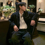 Chest Pockets Casual Button-Up Jacket