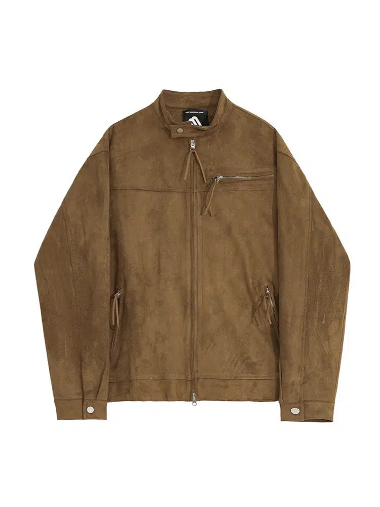 Chest Pockets Casual Button-Up Jacket