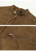 Chest Pockets Casual Button-Up Jacket