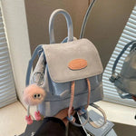 Chic Metallic Drawstring Backpack