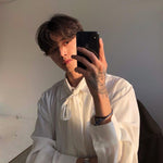 Chiffon Bow Tie Style Shirt