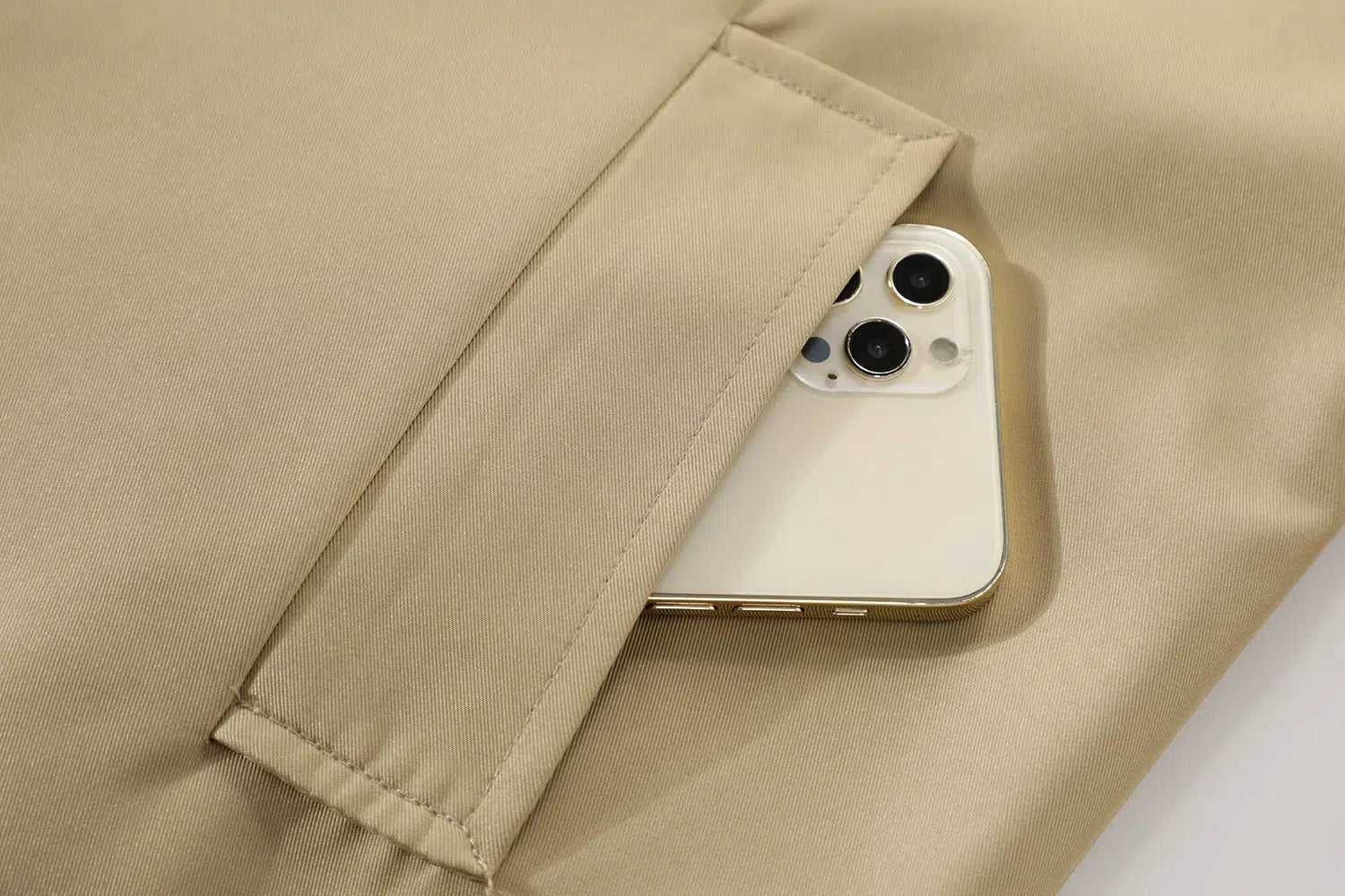 Classic Button-Up Trench Coat with Belt